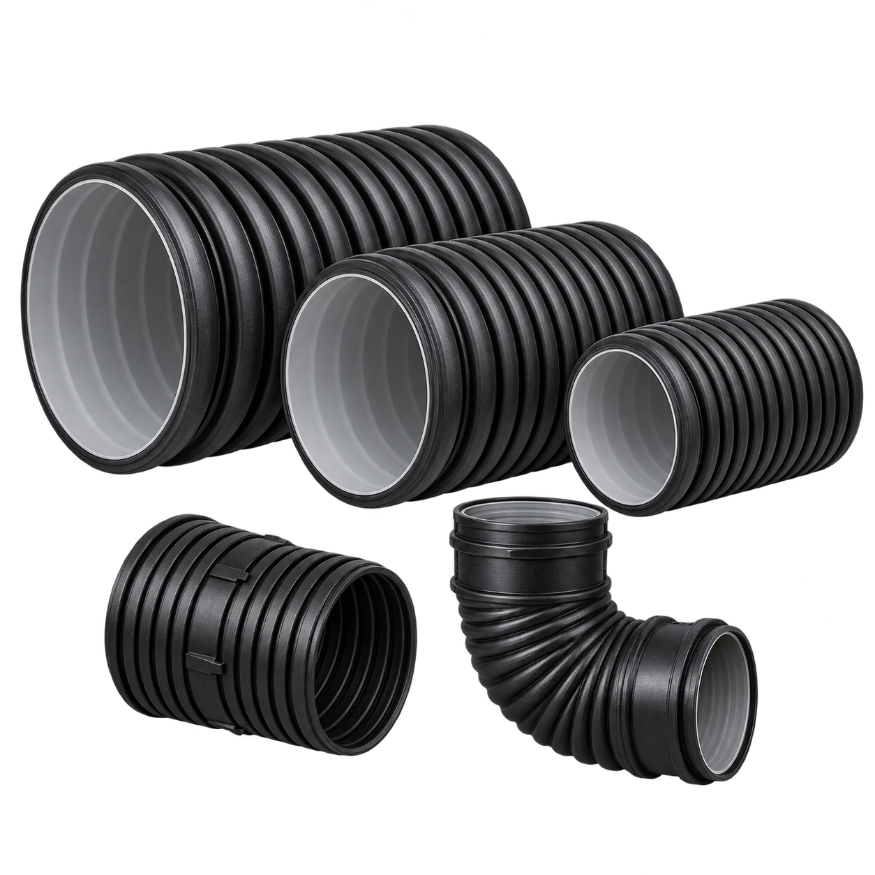 Structured Wall Plastic Pipe and Fittings